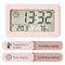 LargeDisplay Digital Clock Thermometer Hygrometer UltraThin Temperature Humidity Monitor 4