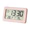 LargeDisplay Digital Clock Thermometer Hygrometer UltraThin Temperature Humidity Monitor 9