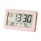 LargeDisplay Digital Clock Thermometer Hygrometer UltraThin Temperature Humidity Monitor 9