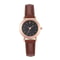 Elegant Retro Leather Strap Quartz Watch Classic Casual Timepiece For Women Men 4