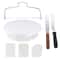 Premium 7Piece Cake Decorating Kit With Rotating Cake Turntable Precision Icing Smoother 0