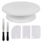 Premium 7Piece Cake Decorating Kit With Rotating Cake Turntable Precision Icing Smoother 8