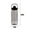 HydraMax 2Liter Portable Water Bottle With Straw Large Travel Fitness Hydration Jug 1