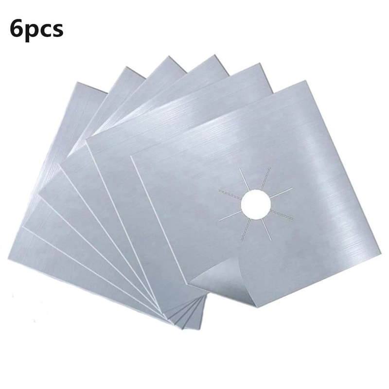 UltraShield Reusable HeatResistant Stove Burner Covers NonStick CuttoFit Protection Liners 12