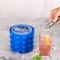 Premium Portable Silicone Ice Bucket Large Ice Cube Mold 2in1 Ice Cube Maker For Whiskey Beer Co 5