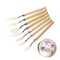 Premium 7Piece Cake Art Palette Knife Set Ideal For Baking Frosting Clay DIY Decorating 0