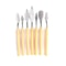 Premium 7Piece Cake Art Palette Knife Set Ideal For Baking Frosting Clay DIY Decorating 6