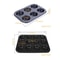 Square NonStick Cupcake Muffin Baking Pan HeavyDuty Carbon Steel Tray 6 Or 12Cup 1