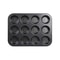 Square NonStick Cupcake Muffin Baking Pan HeavyDuty Carbon Steel Tray 6 Or 12Cup 8