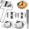 Professional 5Piece Stainless Steel Dumpling Empanada Maker Set 6