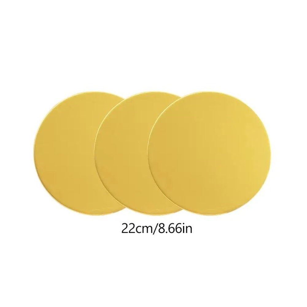 PrecisionStack Acrylic Cake Disc Set SmoothEdge Boards For Flawless Ganaching Layering 9