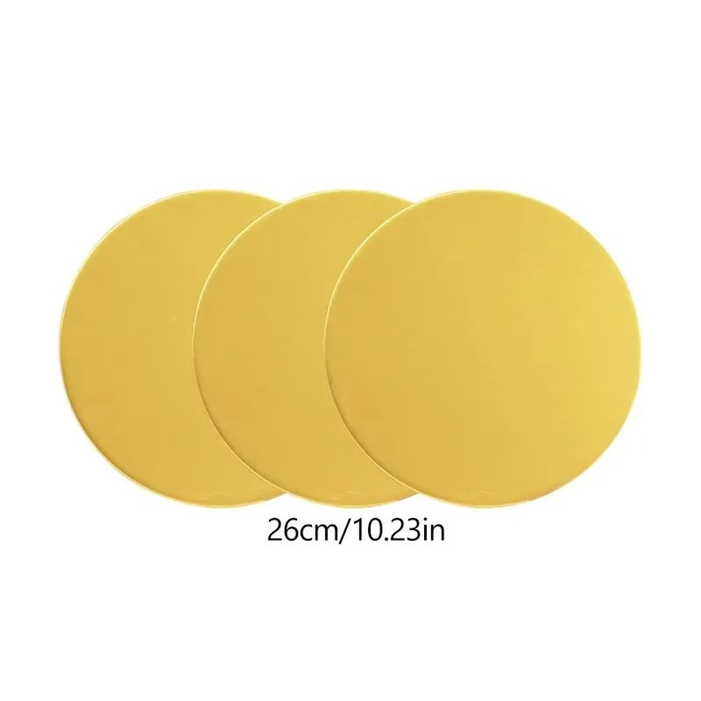 PrecisionStack Acrylic Cake Disc Set SmoothEdge Boards For Flawless Ganaching Layering 10