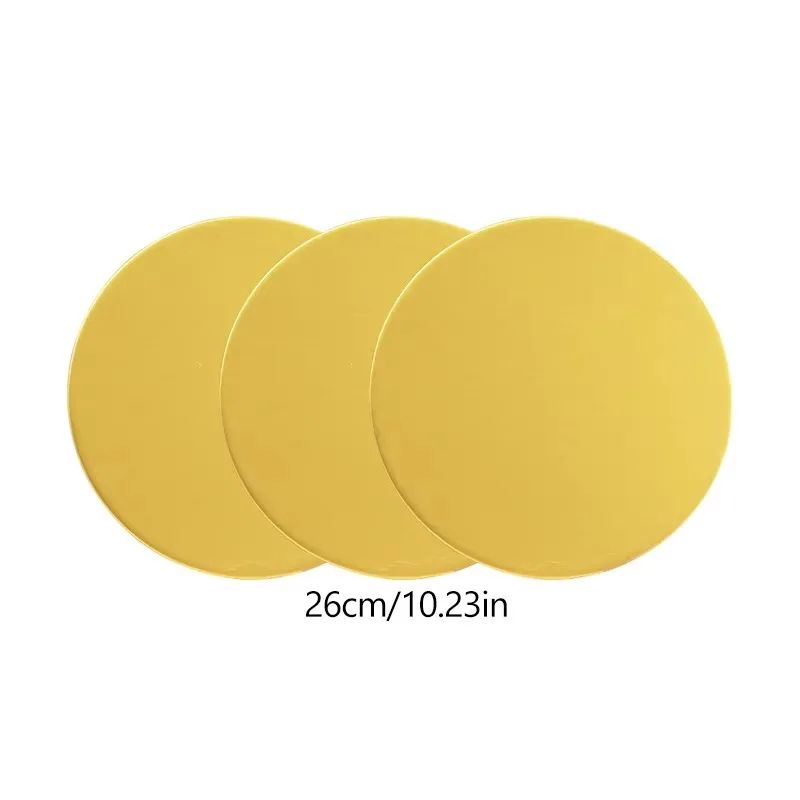 PrecisionStack Acrylic Cake Disc Set SmoothEdge Boards For Flawless Ganaching Layering 10