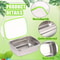 Premium Stainless Steel Bento Box Set LeakProof FoodGrade Storage For Home Work School 5