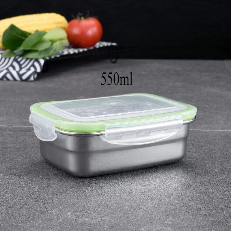 Premium Stainless Steel Bento Box Set LeakProof FoodGrade Storage For Home Work School 6