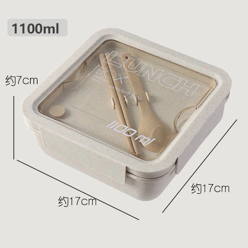 Wheat Straw Bento Lunch Box Eco Friendly Wheat Straw Lunch Box For Kids Adults BPA Free Bento Box 7
