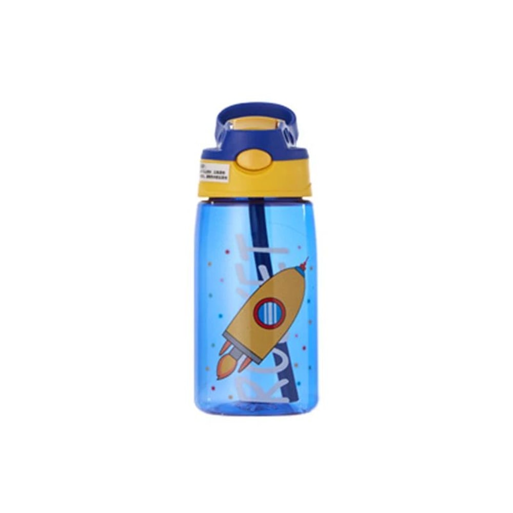 Premium Kids SpillProof Sippy Cup With Straw Lid 480 Ml Cartoon Drink Bottle For Toddlers 6