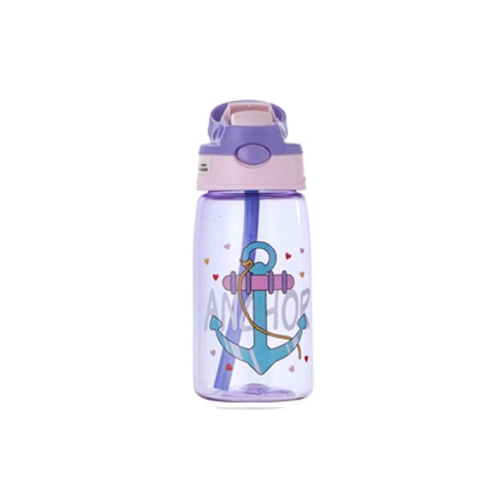 Premium Kids SpillProof Sippy Cup With Straw Lid 480 Ml Cartoon Drink Bottle For Toddlers 8