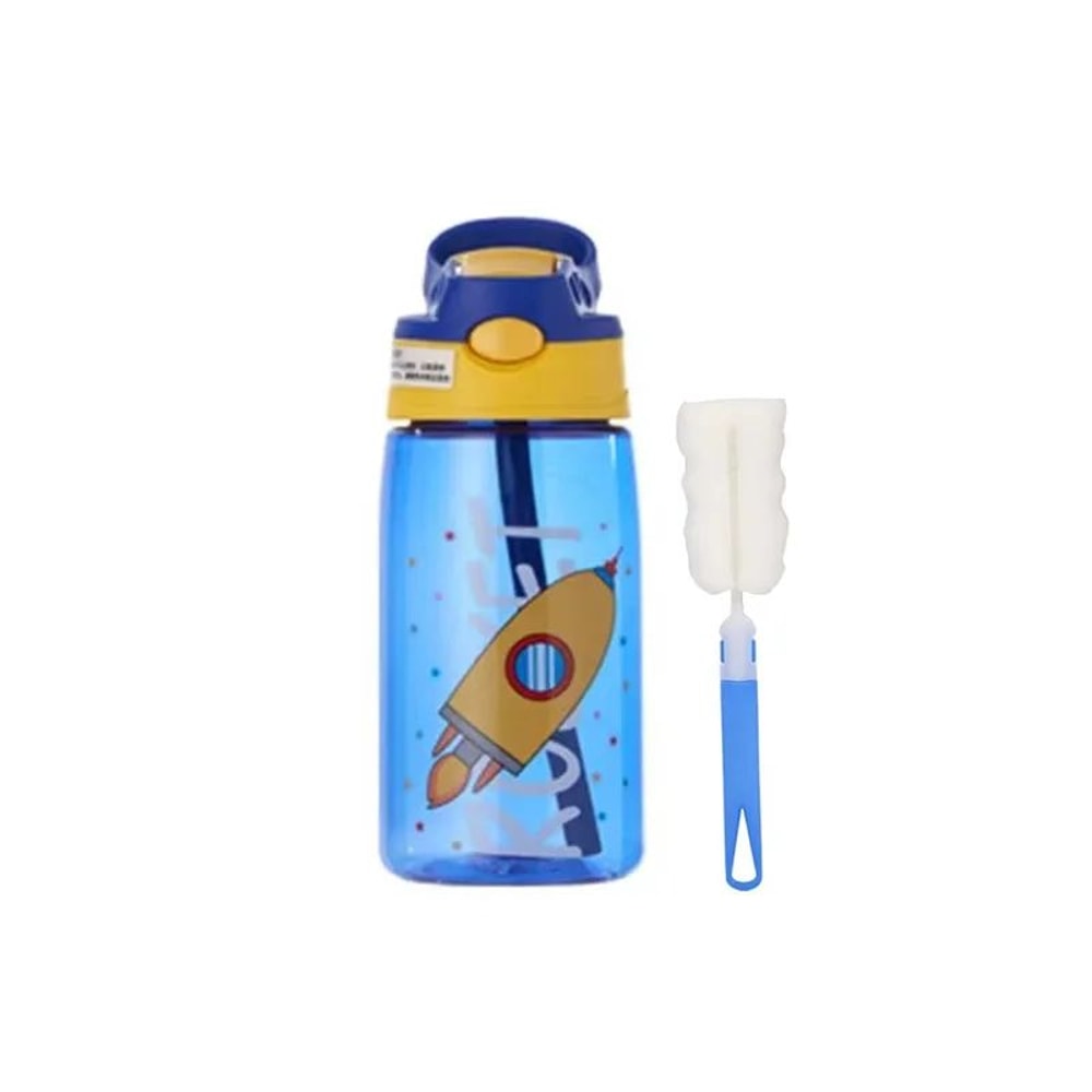 Premium Kids SpillProof Sippy Cup With Straw Lid 480 Ml Cartoon Drink Bottle For Toddlers 10