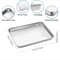 Premium 304 Stainless Steel Baking Cooling Tray Set For Oven Grill And BBQ 0
