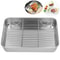Premium 304 Stainless Steel Baking Cooling Tray Set For Oven Grill And BBQ 1