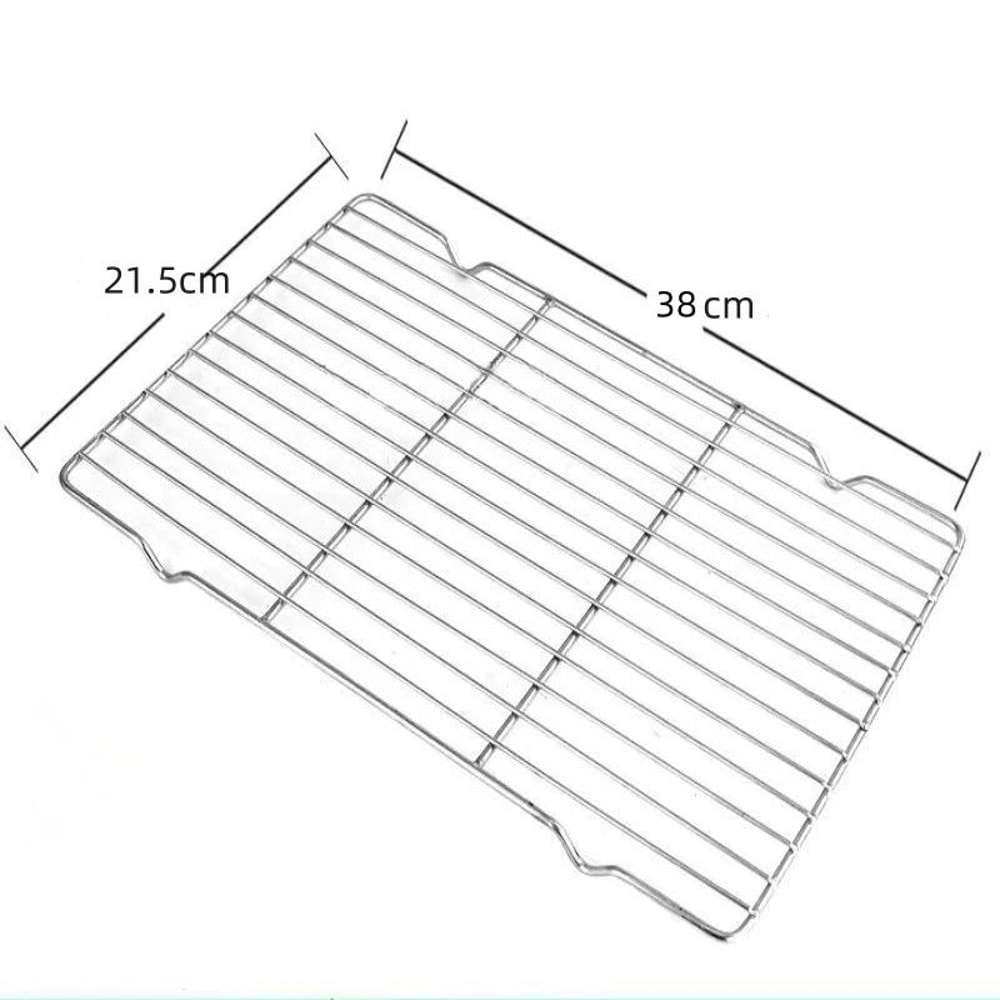Premium 304 Stainless Steel Baking Cooling Tray Set For Oven Grill And BBQ 7