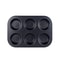 Premium Square Cupcake Muffin Baking Pan 612Cup Carbon Steel Nonstick Baking Pan 6