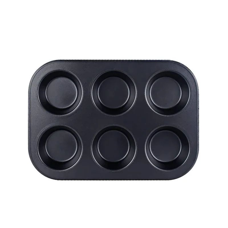 Premium Square Cupcake Muffin Baking Pan 612Cup Carbon Steel Nonstick Baking Pan 6