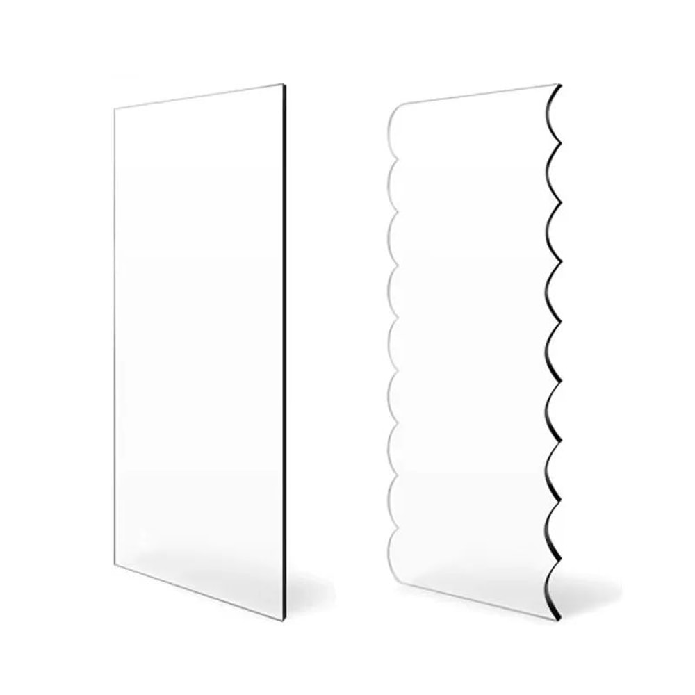 Premium Reusable Acrylic Cake Disc Base Plate Clear Round Cake Decorating Board 2Pack 6