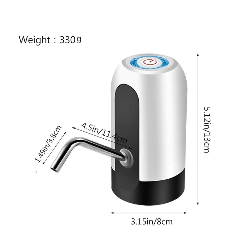 Premium USBRechargeable Portable Water Dispenser Pump For 5 Gallon Bottles Quick Easy Electric Wa 1