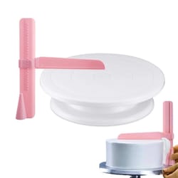 cakecraft pro 11inch rotating cake turntable & decorating stand