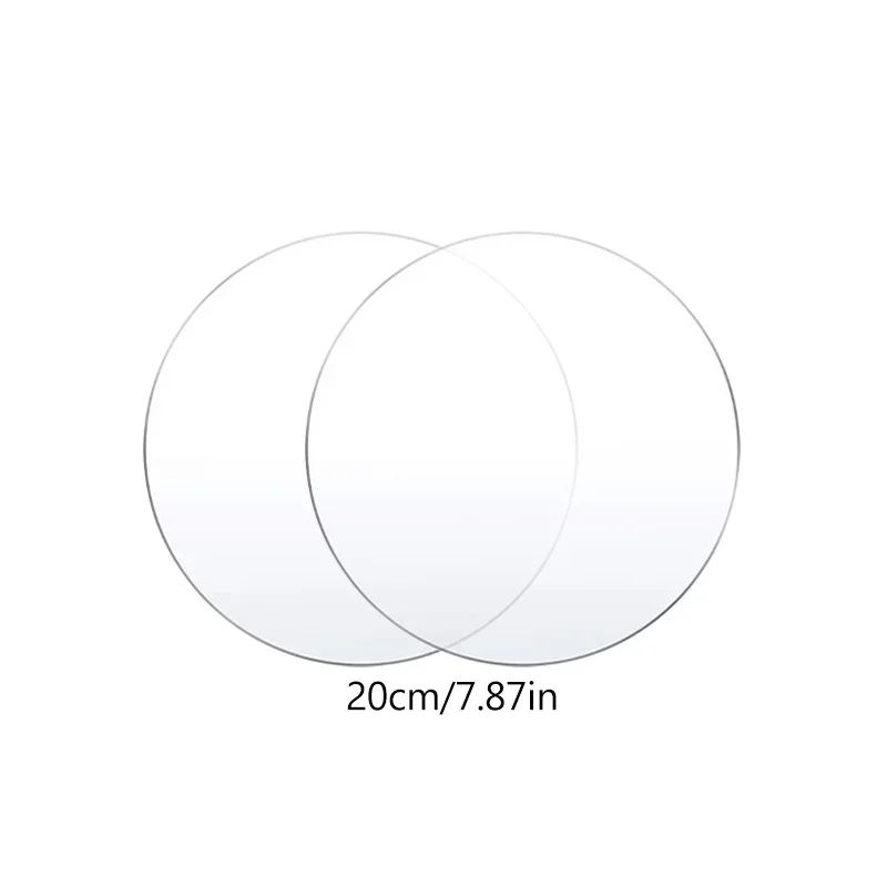 Premium Clear Acrylic Cake Boards Set Reusable Round Cake Display Boards For Baking Decorating De 8