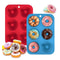 Premium 6Cavity Silicone Donut Baking Mold NonStick Pastry Cake Dessert Pan 0