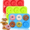 Premium 6Cavity Silicone Donut Baking Mold NonStick Pastry Cake Dessert Pan 15