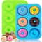 Premium 6Cavity Silicone Donut Baking Mold NonStick Pastry Cake Dessert Pan 13
