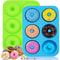 Premium 6Cavity Silicone Donut Baking Mold NonStick Pastry Cake Dessert Pan 13