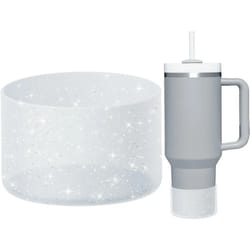 protective bling silicone tumbler boot sleeve – fits 20-40oz bling tumbler sleeve & hydro flask bottle protector