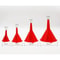 AllinOne Kitchen Home Kitchen Funnel Set 4 Sizes Plastic Funnels For Liquid Transfer Funnels 5
