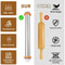Premium Stainless Steel Adjustable Rolling Pin Silicone Baking Mat Set Precision Dough Roller For 1