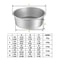 Premium MultiSize Tiered Cake Pans Set With Removable Bottom Cake Pans Aluminum Alloy Bakeware For 5