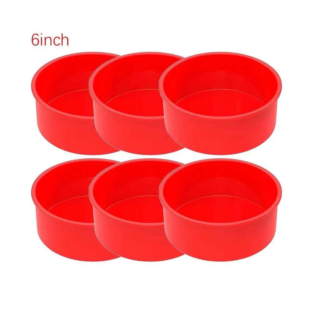 Premium Round Silicone Cake Mold Set Nonstick Reusable Baking Pans For Perfect Cakes Every Time 14