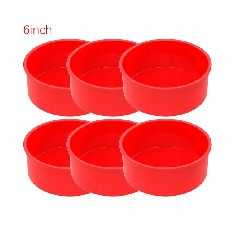 Premium Round Silicone Cake Mold Set Nonstick Reusable Baking Pans For Perfect Cakes Every Time 14