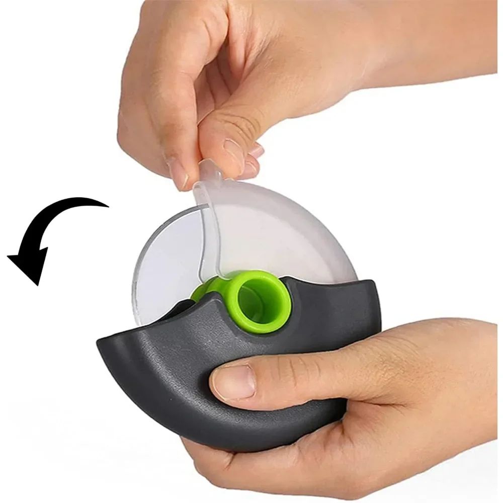 Premium Stainless Steel Pizza Cutter Wheel With Protective Blade Cover Ergonomic Kitchen Pizza Cut 2