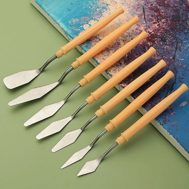 Precision Mini Palette Sculpting Knife Set For Cake Decorating And Creative Art 2