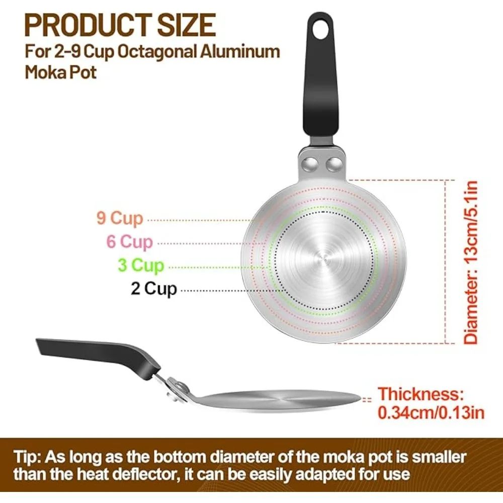 Universal Heat Diffuser Induction Cooktop Adapter Plate For Gas Electric Stoves 1