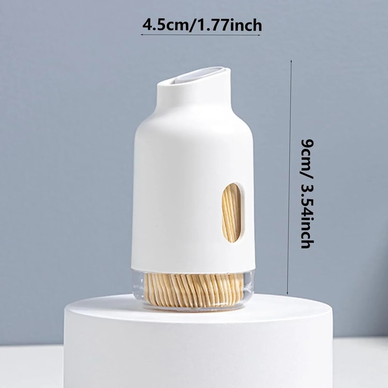 Elegant Portable Toothpick Storage Large Capacity Toothpick Dispenser Box 5