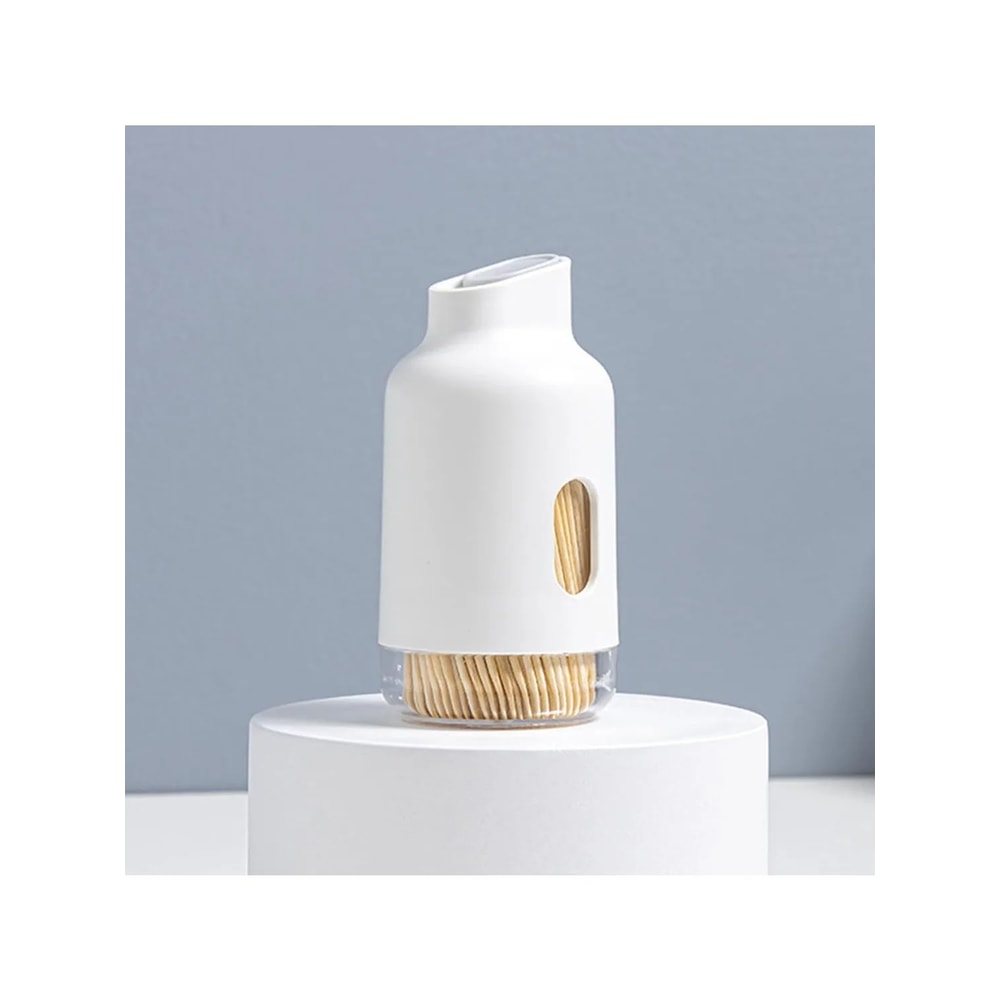 Elegant Portable Toothpick Storage Large Capacity Toothpick Dispenser Box 7