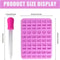 Premium 7Piece Silicone Candy Molds Gummy Molds Set With Droppers Reusable FoodGrade Baking Trays 1