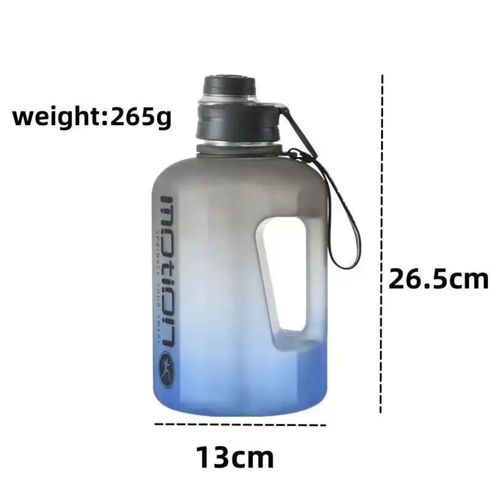 24L Large Capacity Sports Water Bottle With Straw Fitness Hydration Jug 1