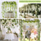 Luxe Cascading Artificial Wisteria Hanging Garland Elegant Fake Vines For Weddings Home Event Dec 2